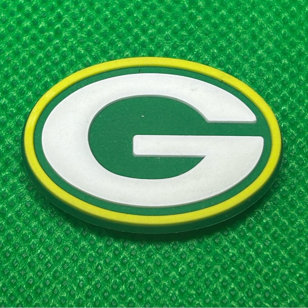 🌼 (5/$10 or 10/$15) NEW “NFL” Fun Croc Charm Collection Green Bay Packers